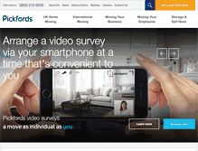 Tablet Screenshot of pickfords.co.uk